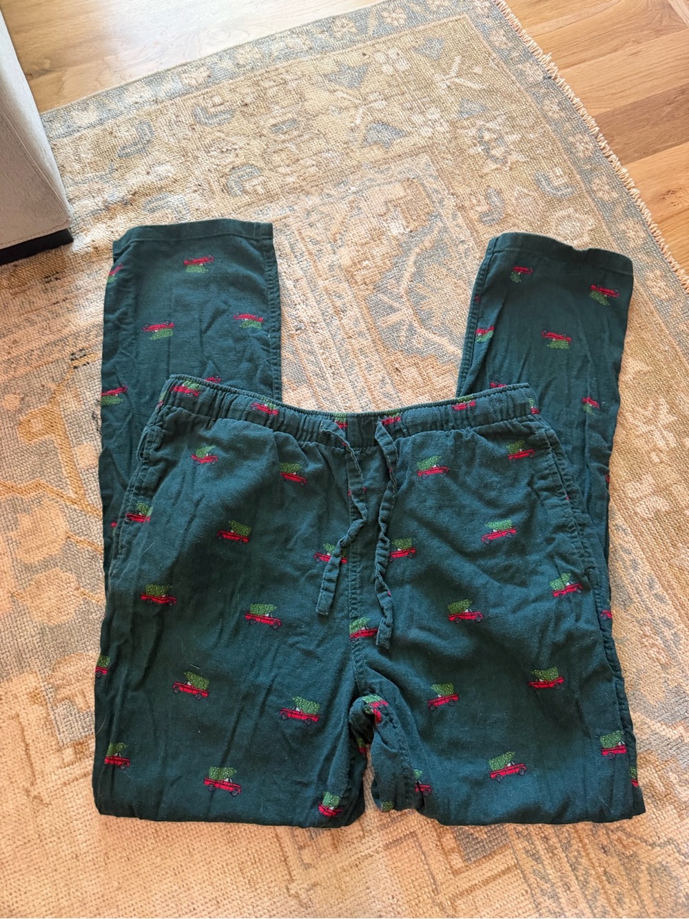 JCREW Green Christmas Lounge Pants
